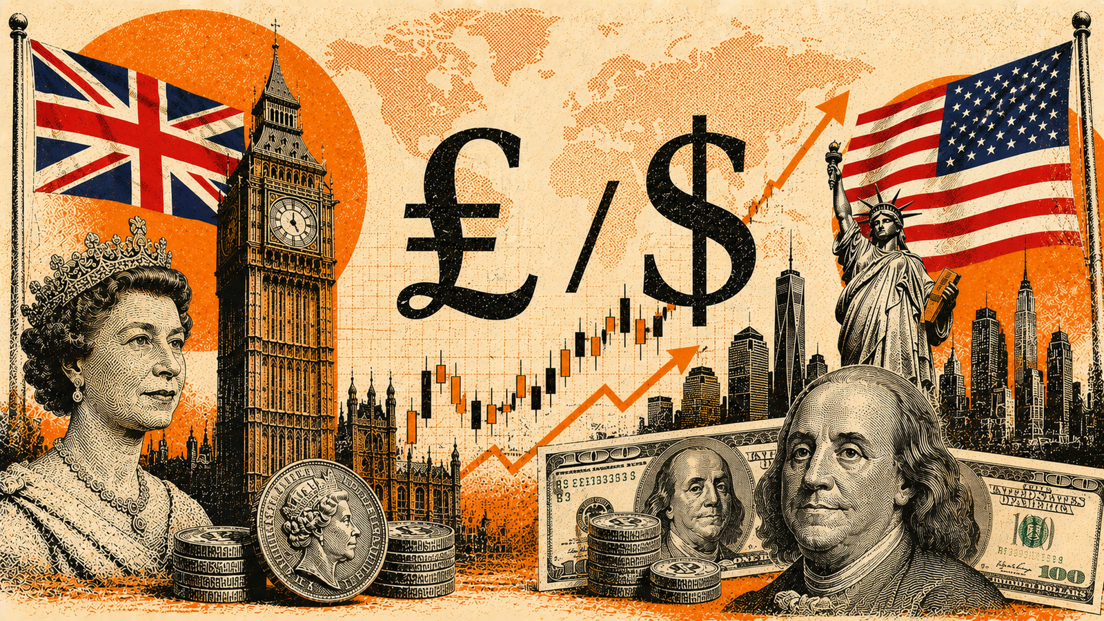 GBP/USD میں تیزی برقرار، پاؤنڈ 1.3675 کے اہم Level کے قریب