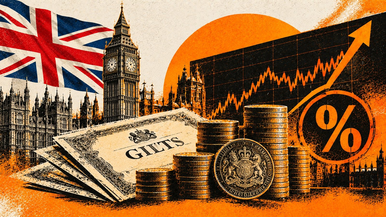 برطانیہ کی 10 سالہ Gilt  Yields    انیس سال کی بلند ترین سطح پر پہنچ  گئی۔