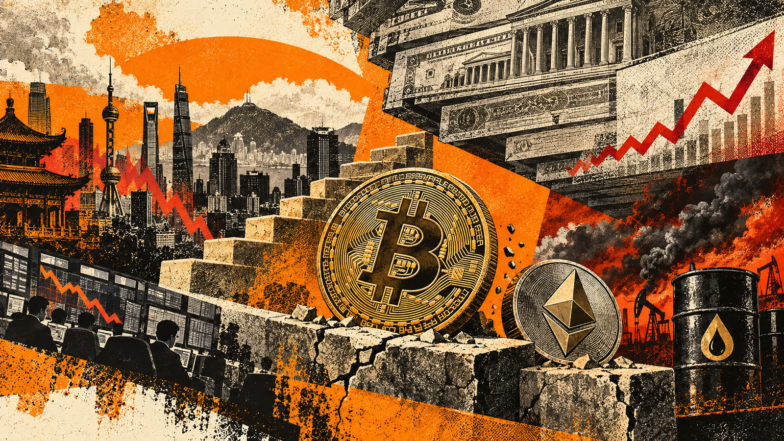 Bitcoin 83,200 ڈالر کے قریب، Ethereum بھی کمزور؛ تیزی کے تسلسل کو عالمی دباؤ کا سامنا