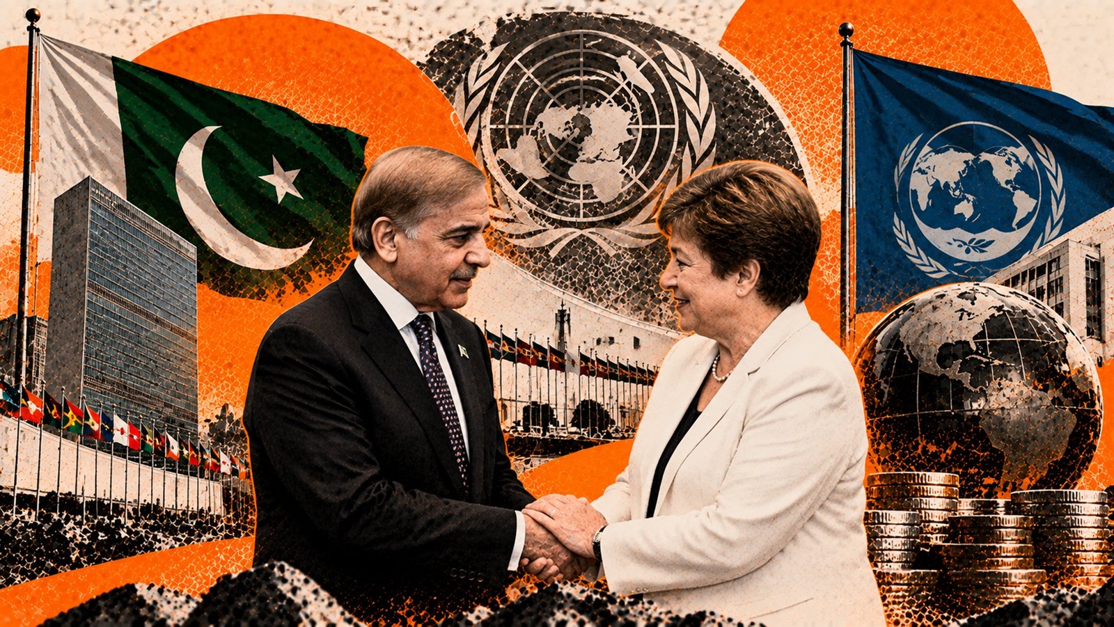 وزیراعظم شہباز شریف کی اقوام متحدہ  کی سائیڈ لائن پر ِ IMF  کی سربراہ سے ملاقات