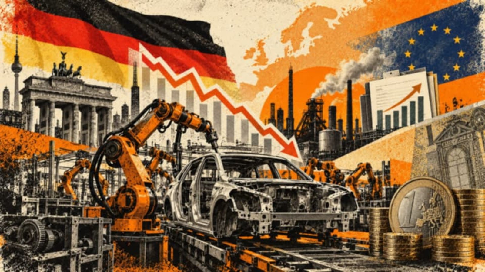 جرمنی کی صنعتی پیداوار میں  غیر متوقع کمی, EURUSD  اور   Dax  کا ملا جلا ردعمل۔
