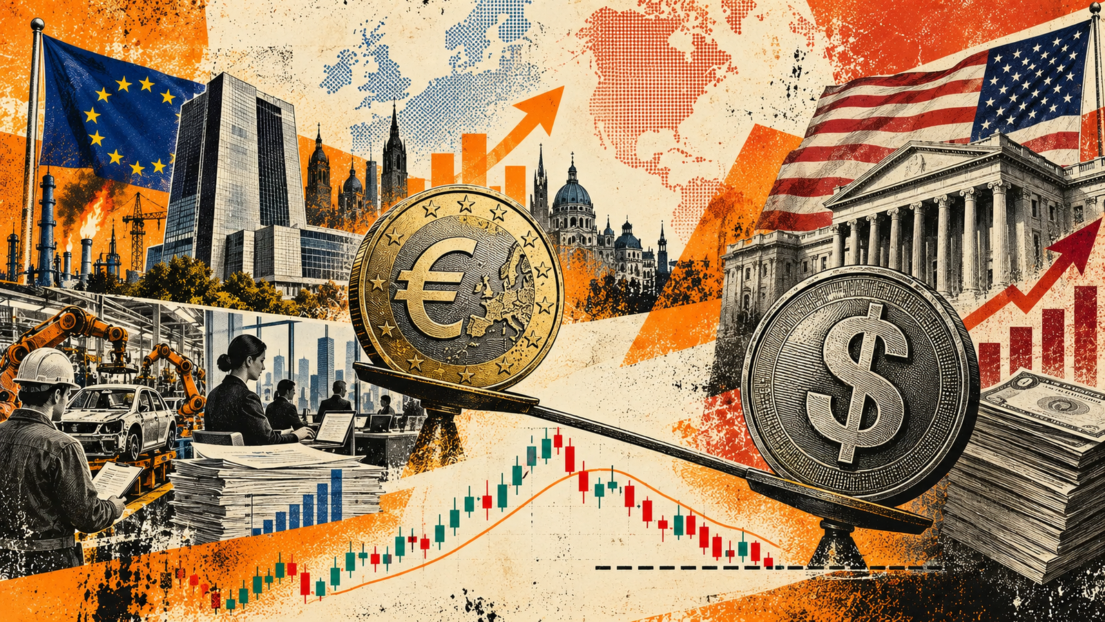 یورو زون میں کاروباری سرگرمی (EUR/USD Eurozone PMI)  کی رفتار، EUR/USD پھر بھی 1.1400 کے قریب دباؤ میں