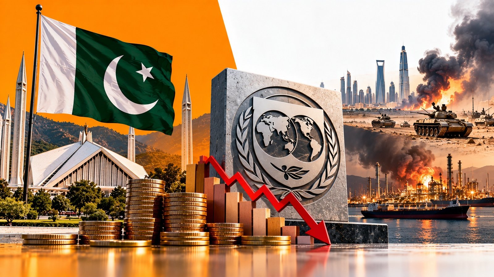 پاکستانی معیشت کو ایران  جنگ سے معاشی نقصانات، IMF کے ساتھ مذاکرات میں چیلنجز زیرِ غور