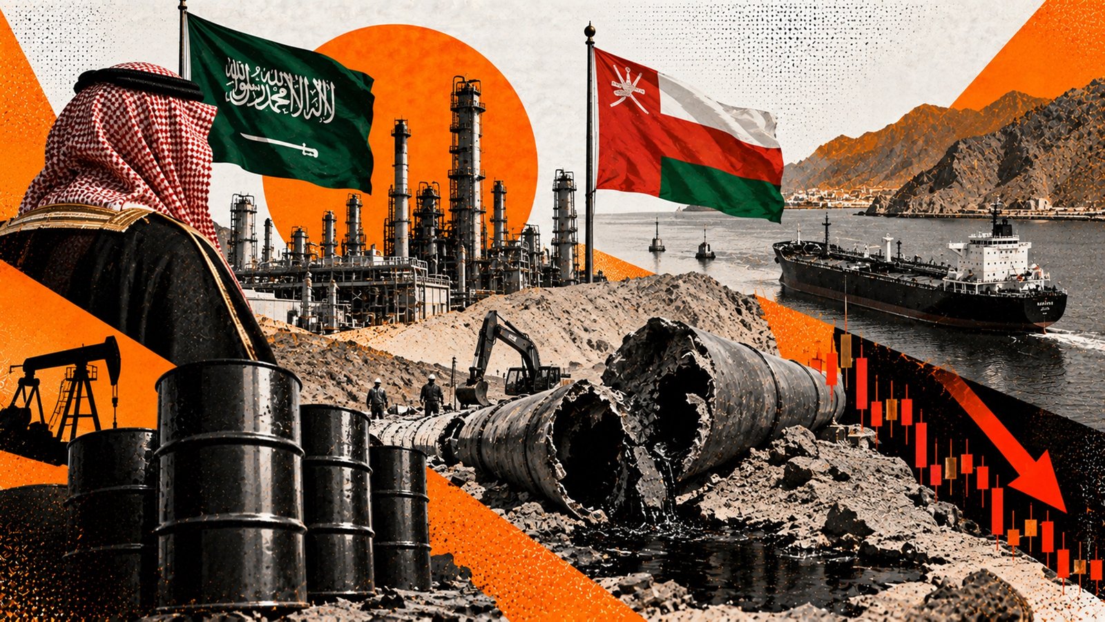 WTI Crude Oil  کی قدر میں کمی، سعودی عرب کا  سپلائی کیلئے اومانی راستہ استعمال کرنیکا فیصلہ