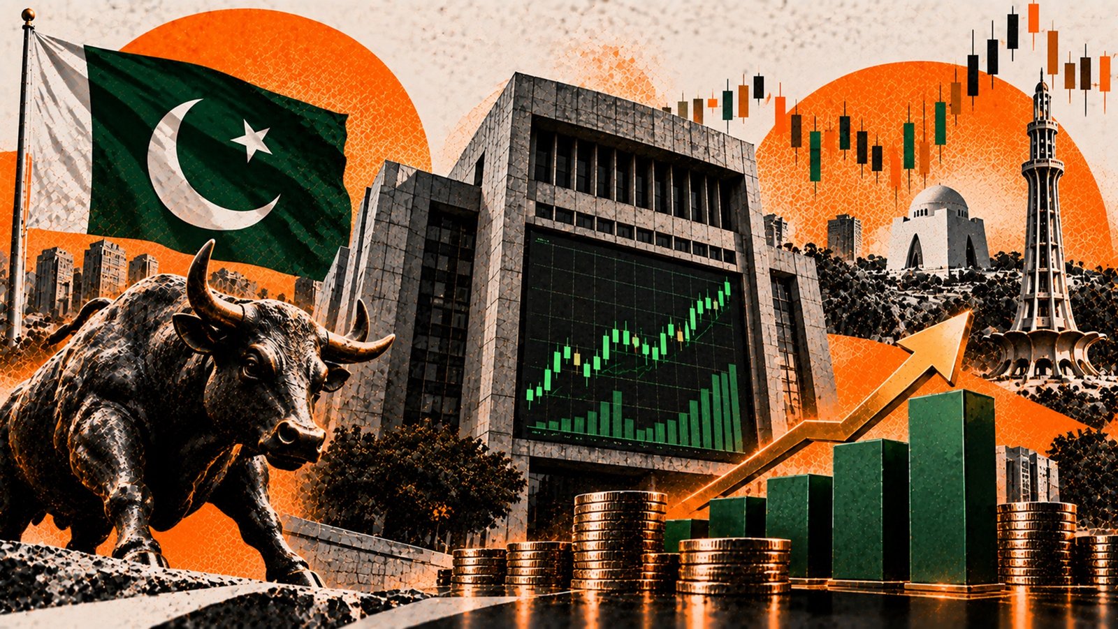 PSXمیں شاندار تیزی: KSE100 انڈیکس800 پوائنٹس  کے اضافے کے ساتھ بند