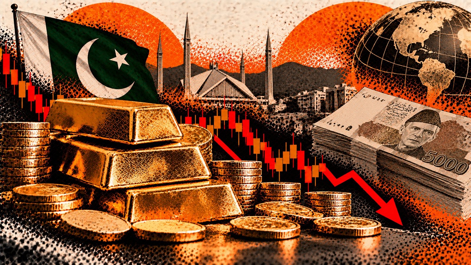 پاکستان میں فی تولہ سونے کی قیمت میں نمایاں کمی، عالمی مارکیٹس کے اثرات