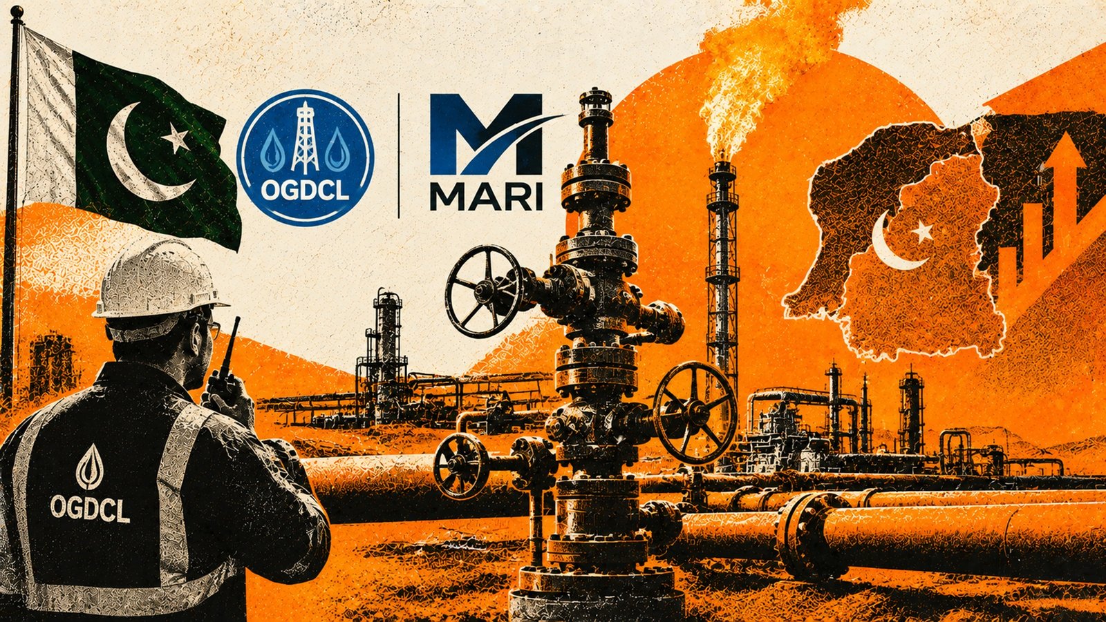 OGDCL اورMARI  کی معاونت سے سندھ کے نئے  کنویں سے گیس کی پیداوار کا آغاز