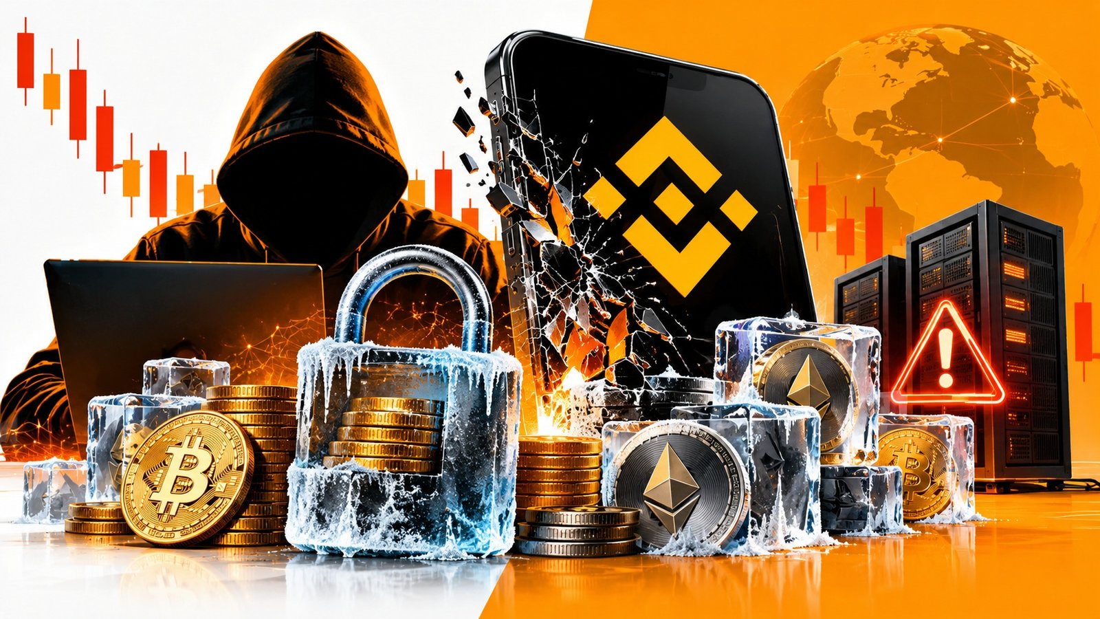 بائنانس پر $6.3 ارب کا سائبر حملے کے بعد  $3 ارب کے اثاثے منجمد