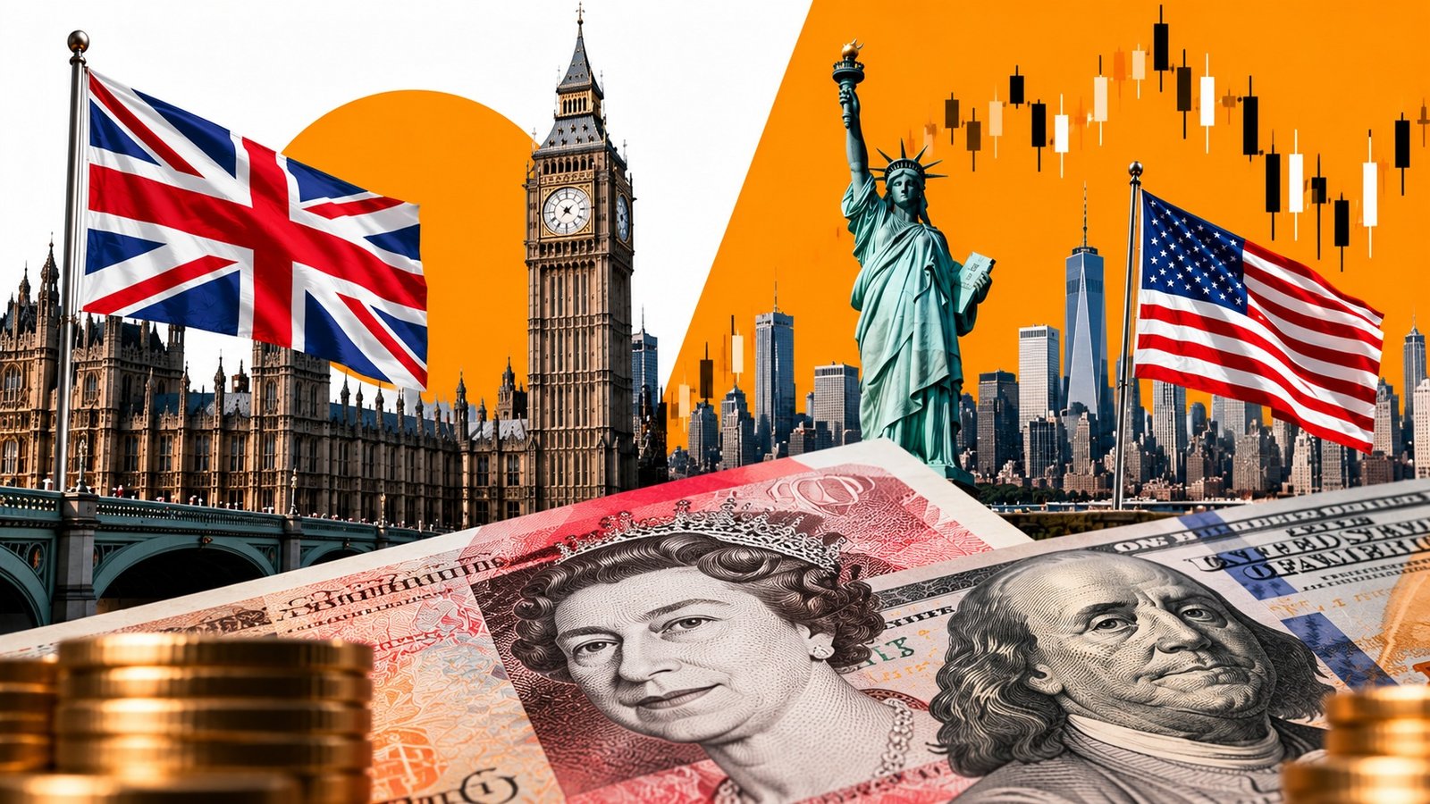 برطانوی پاؤنڈ کی سست روی برقرار،GBPUSD  کی  1.3200 سے اوپر محدود رینج میں ٹریڈنگ جاری