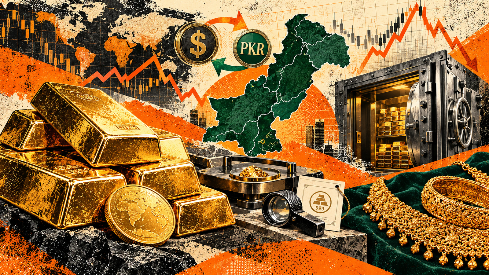 پاکستان میں سونے میں سرمایہ کاری: خریداری، قیمت، خالص پن اور خطرات کی مکمل گائیڈ