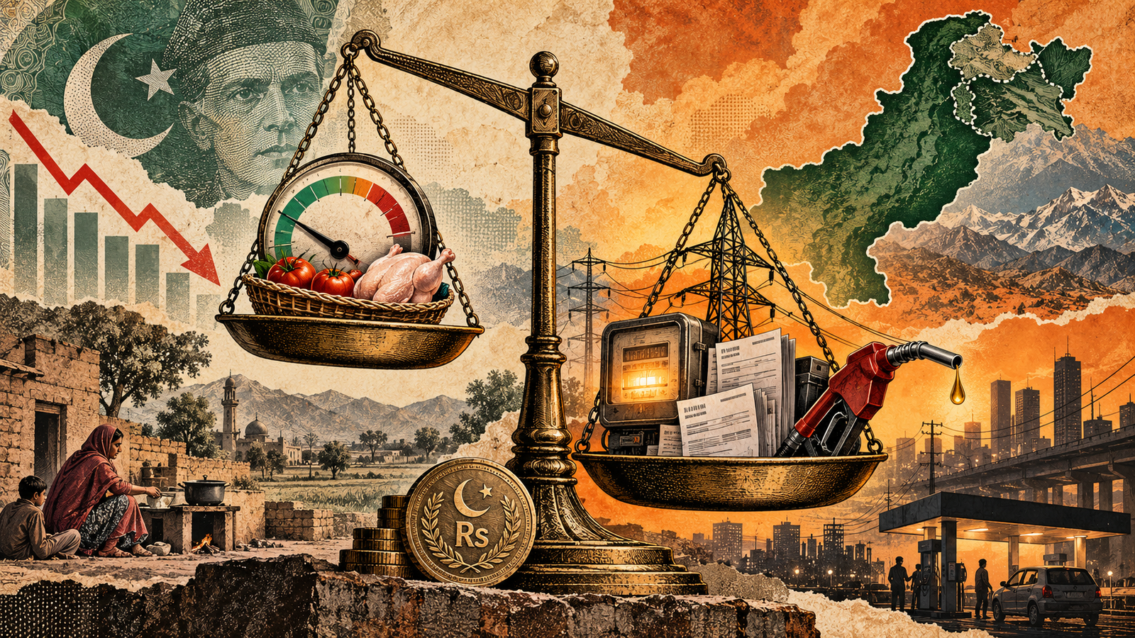 پاکستان میں مہنگائی 10.3 فیصد پر آگئی، بجلی اور ایندھن کے اخراجات میں تیز اضافہ