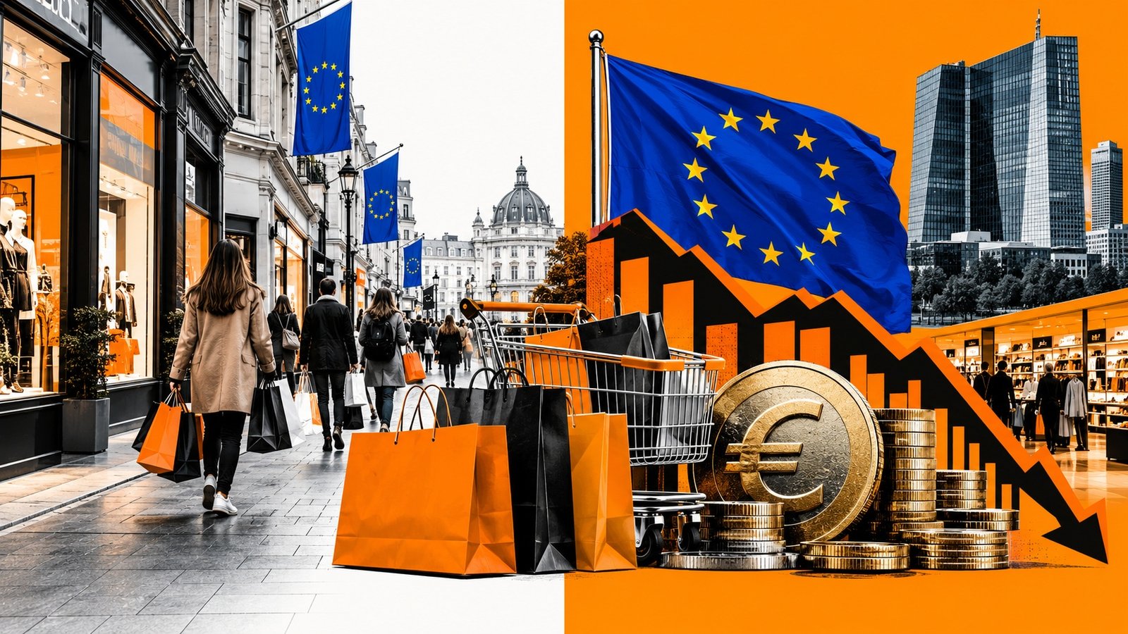 یورو زون کی کمزور ریٹیل سیلز  رپورٹ ریلیز , EURUSD  پر دباؤ میں اضافہ