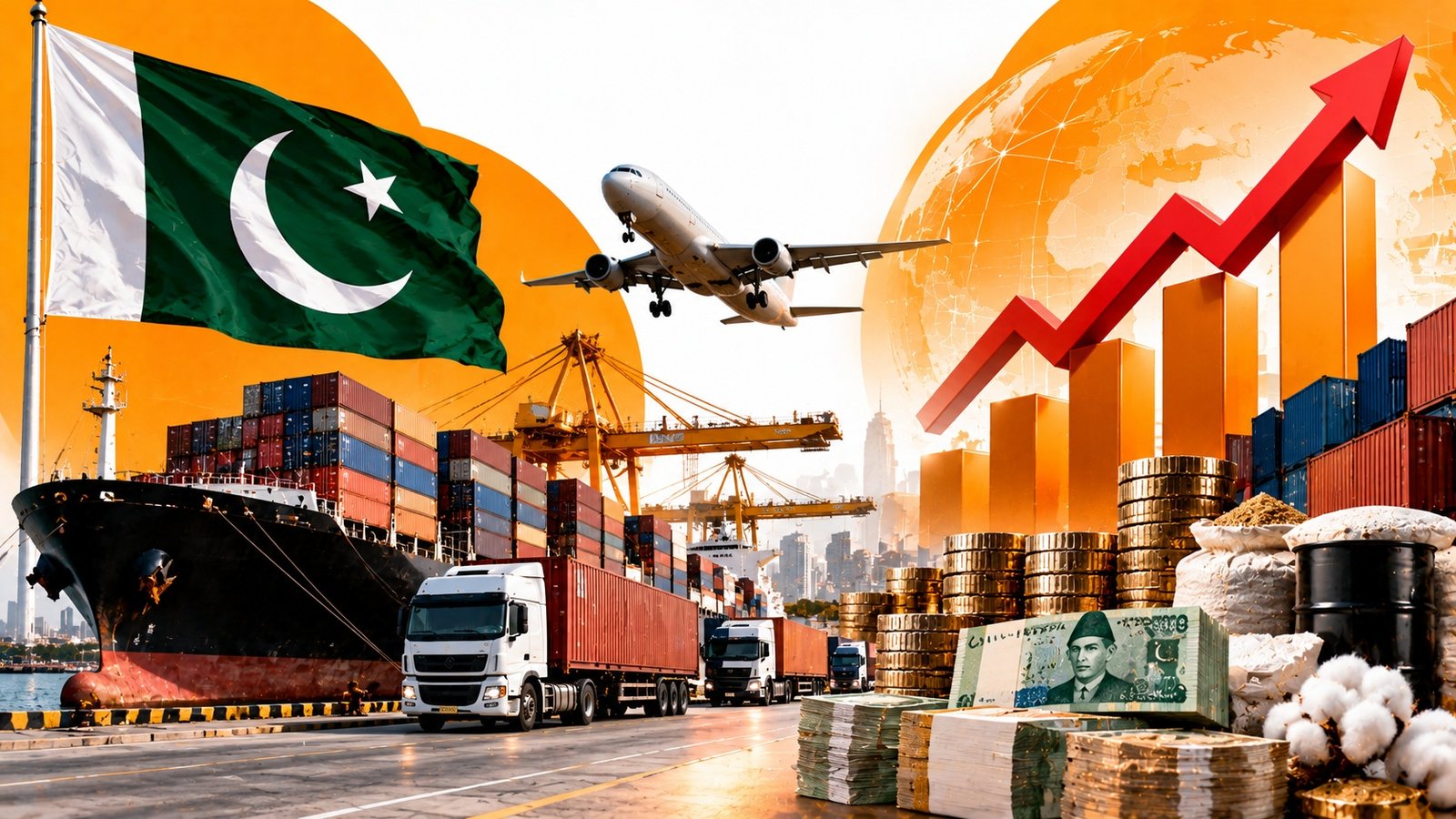 پاکستان کا تجارتی خسارہ 6 فیصد اضافے سے 3.56 ارب ڈالر تک پہنچ گیا