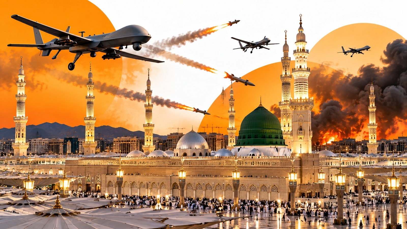 حوثی باغیوں کا مدینہ منورہ پر حملہ،  توانائی کی تنصیبات اور رہائشی عمارتوں کو نقصان