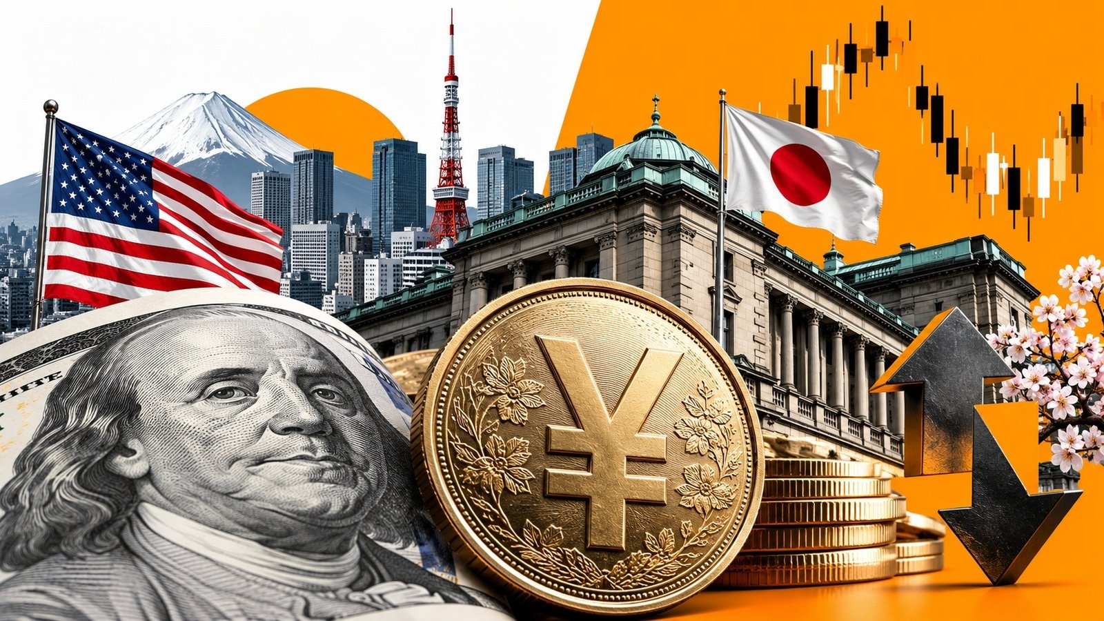 جاپانی ین کی گراوٹ اور مالیاتی پالیسیوں میں غیر یقینی صورتحال: USDJPY  کی محدود رینج