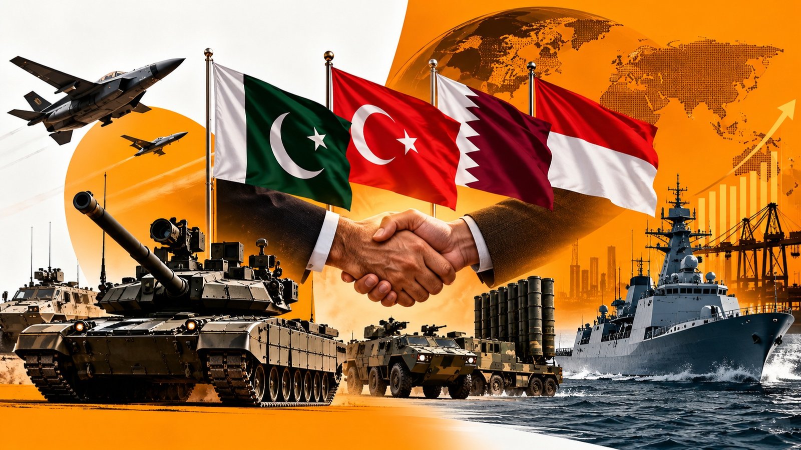 معاہدہ بدر: پاکستان، ترکیہ، قطر اور انڈونیشیا کا   مشترکہ دفاعی  و معاشی صلاحیتوں میں تعاون کا فیصلہ
