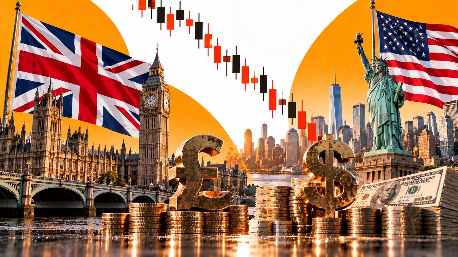 GBPUSD  میں بڑی گراوٹ: سالانہ کم ترین سپورٹ لیول خطرے میں