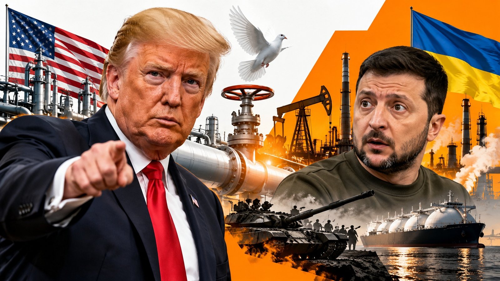 روس یوکرین "انرجی سیز فائر" ,ڈونلڈ ٹرمپ کا اعلان، زیلینسکی حیران، تیل کی قیمتوں میں کمی