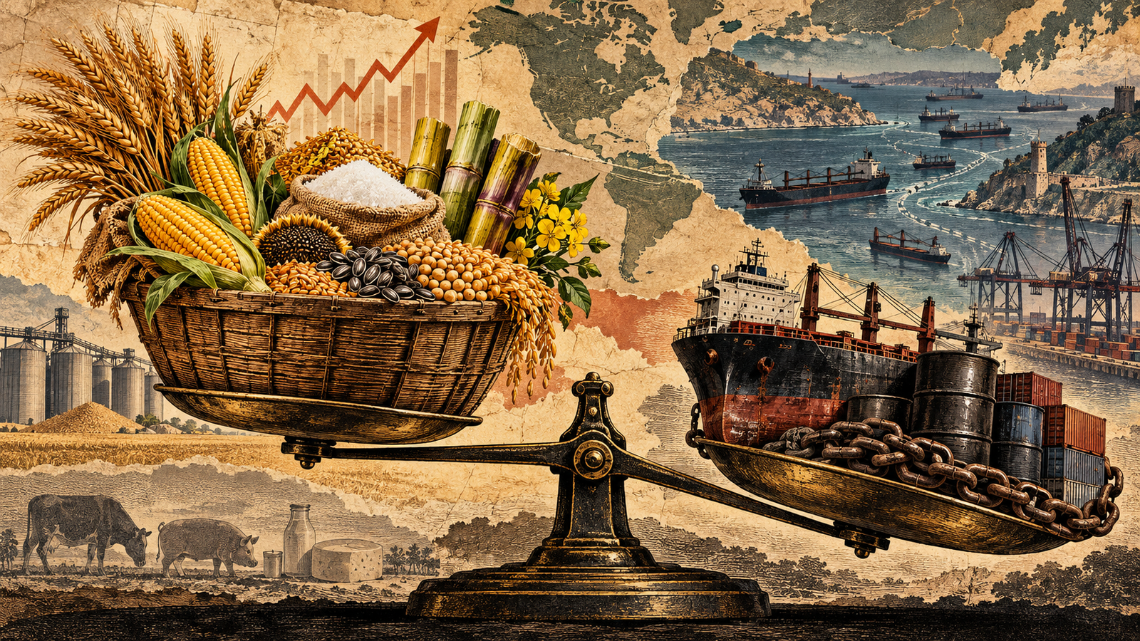 FAO Food Price Index: عالمی خوراک کی قیمتیں تقریباً 4 سال کی بلند سطح پر