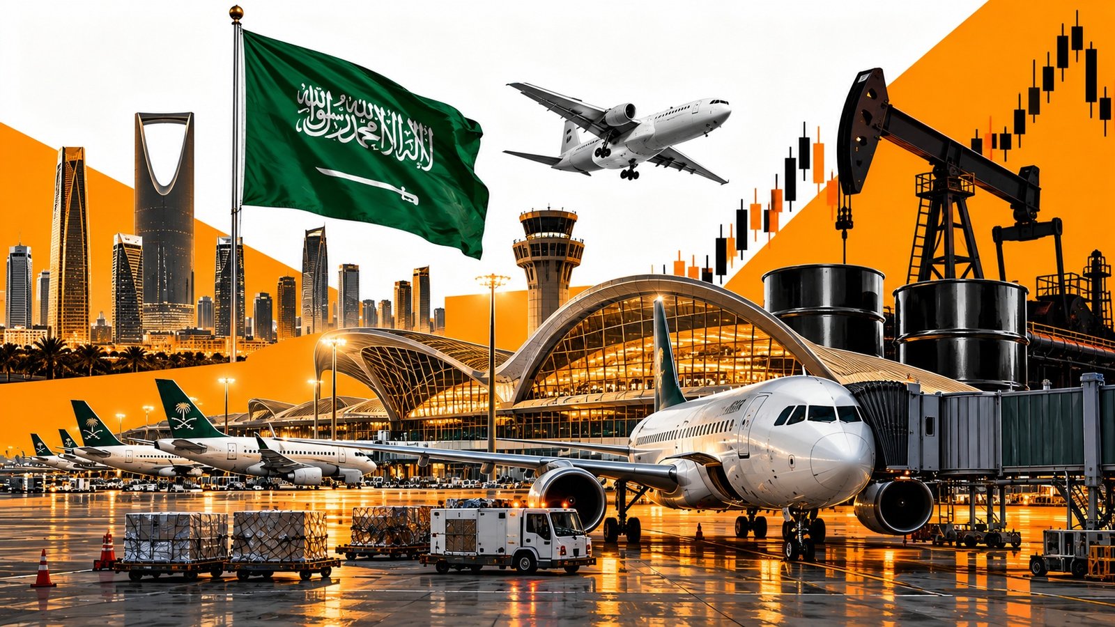 ریاض ایئرپورٹ پر پروازوں کی منسوخی اور عالمی مارکیٹس میں غیر یقینی صورتحال