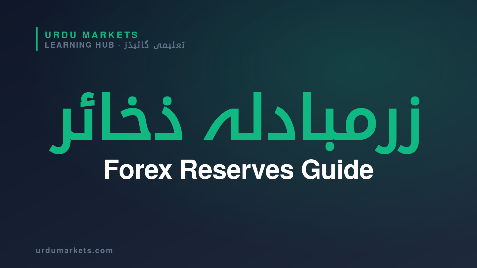 Forex Reserves — Urdu Markets Learning Hub