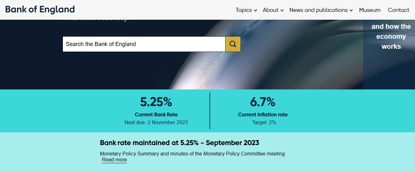 BOE Monetary Policy کا اعلان کر دیا گیا۔ ، شرح سود بغیر تبدیلی کے برقرار.