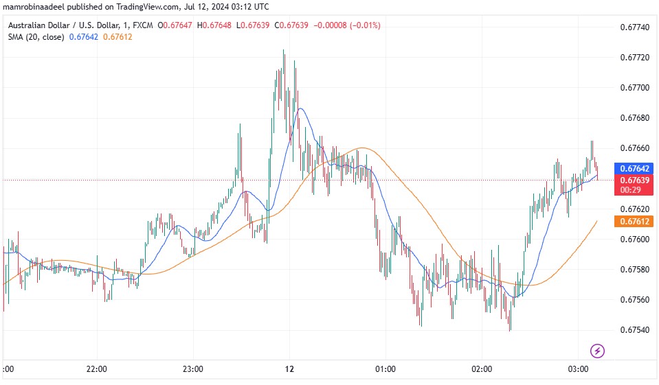 AUDUSD میں تیزی ، توقعات سے مثبت Chinese Trade Balance Report جاری.