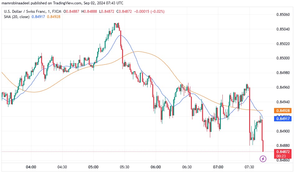 USDCHF 2ND September 2024