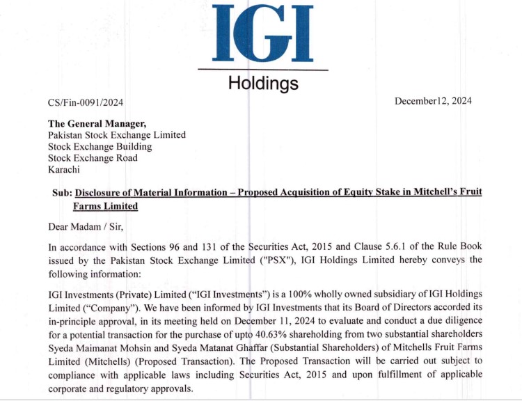 IGIL Notification in PSX