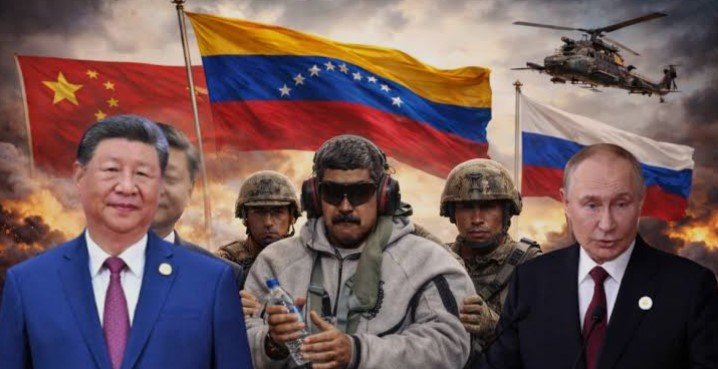 China and Russia are reacting on Venezuelan Crisis.